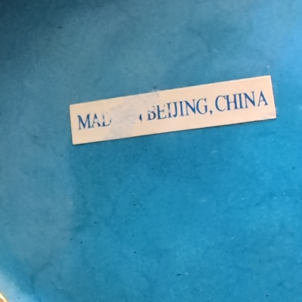 VGT, Cloisonne Multicolored Ashtray . - Picture 7 of 9